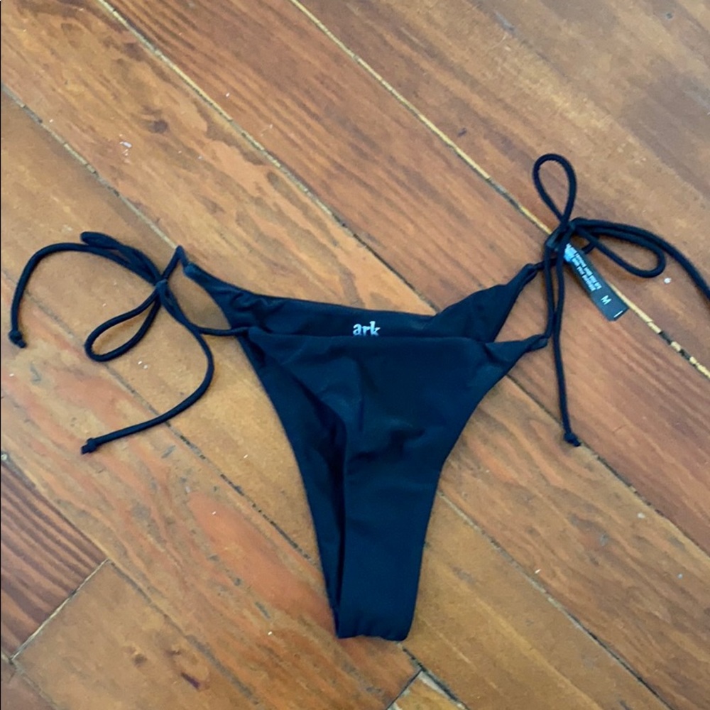 Ark Black Side Tie Bikini Bottom